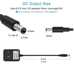 US Wall-Amount Type 100-240V <strong>Input</strong> 50/60Hz 12V 1.5Amp <strong>Output</strong> Ac Dc <strong>Switching</strong> Power Supply Adapter for <strong>Audio</strong> <strong>Video</strong> - Product Image 2