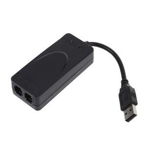 Módem de fax Puerto dual USB2.0 Controlador de módem externo 56K para Win 7/Win 8/Win 10/Win XP Módem USB - Product Image 1