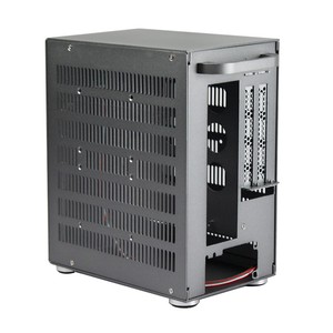Mini-ITXシステム用OEMレッドホワイトショートPCケースシャーシコンピューター5.3インチミニITXサーバーキャビネット - Product Image 2
