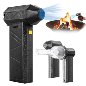 130000Rpm Mini Turbo Jet <span class=keywords><strong>Fan</strong></span> Limpiador de computadora de mano de alta presión Soplador de aire recargable Eliminación de polvo Ventilador de camping