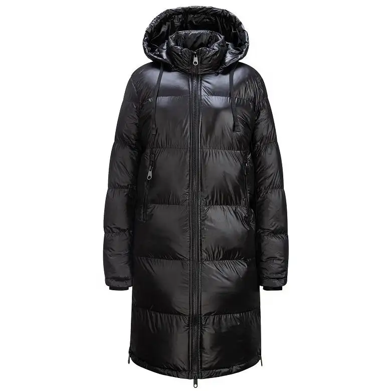 Hetzelfde Dames Lange Jas Voor Winter Warme Stijlvolle Ol Parka Jasje Warme Streenstijl Dubbele Rits Voor Dames