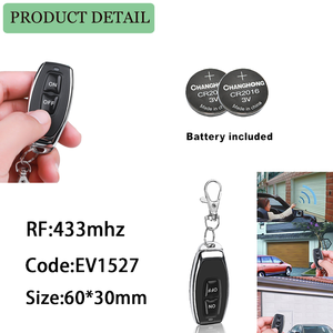 433 mhz kablosuz uzaktan kumanda anahtarı DC 12V 10A 1CH röle alıcı garaj kapısı Motor işık kapalı verici - Product Image 5