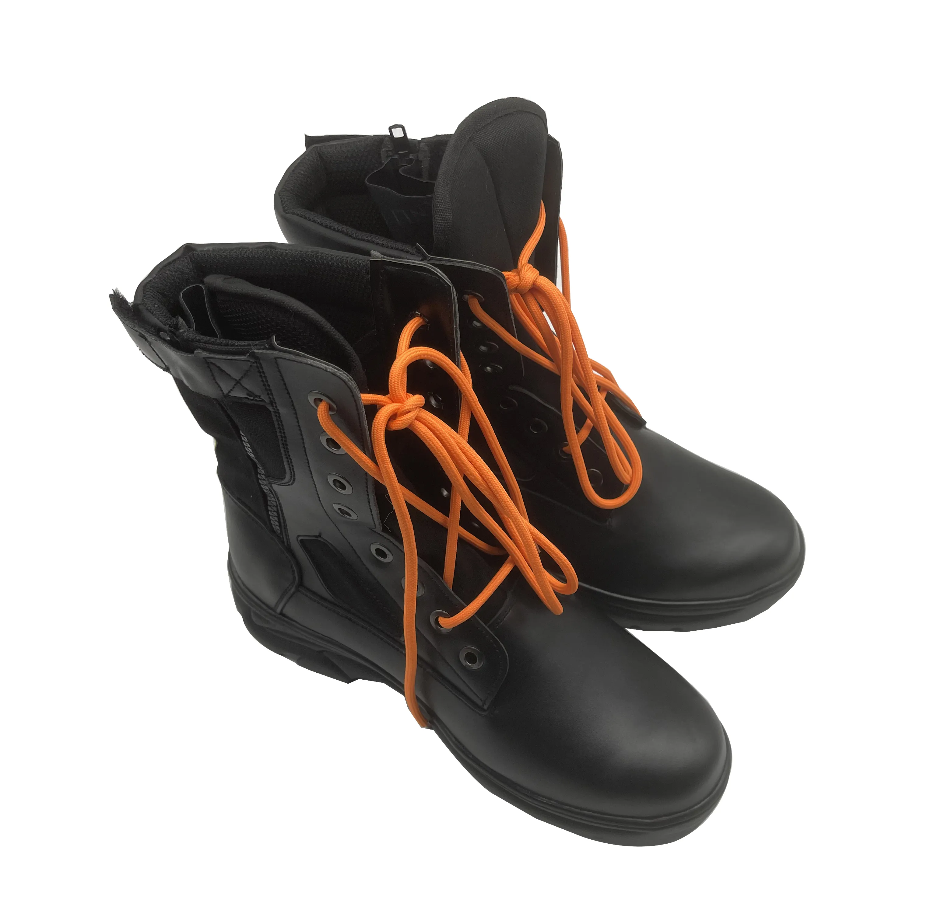 Sıcak satış itfaiyeci botları Wildland yangın dayanıklı avcı botları kurtarma acil güvenlik botları deri güvenlik ayakkabıları