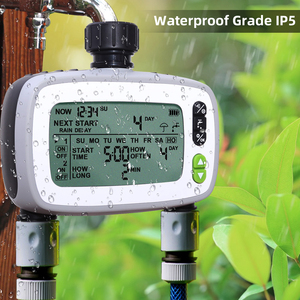 Automatischer Wasser timer für Rasen-und Garten-Kunststoff-Tropfs ystem mit LCD-Display und manueller Override-Funktion - Product Image 6