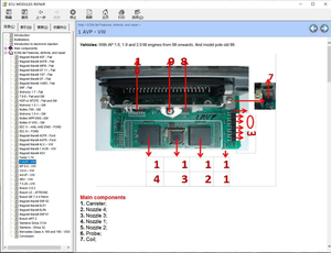 Moduli ECU riparazione Pinout posizione Immo con multimetri Transistor eprom difetti ECU Software di riparazione Auto Software di riparazione - Product Image 5