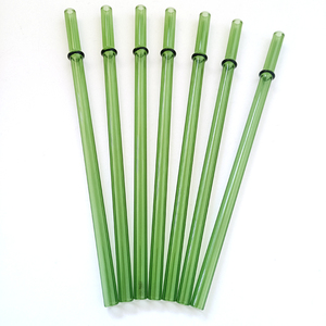 鸡尾酒吧配件吸管玻璃吸管防滑可重复使用透明吸管 - Product Image 3