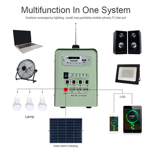 New Design High Capacity Battery Small Solar <strong>Power</strong> <strong>System</strong> for Home Metal Pc Portable 30w 40w 50w Off Grid Solar Energy <strong>System</strong> - Product Image 2