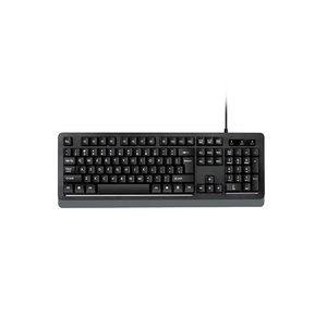 Basics Low Comfortable Business Silent Black Quiet Hotkey Universal Interface French PS2 Keystrokes Sized Wireless <strong>Keyboard</strong> - Product Image 6