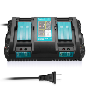 マキタ14.4-18ボルトコードレスドリル電動工具用2スロットリチウムセル電動工具充電式交換用バッテリー充電器 - Product Image 1