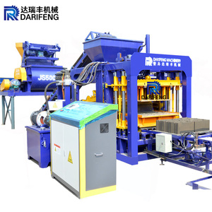 QT6-15 8 inch khối bê tông Máy làm hoàn toàn tự động bền xi măng khối rắn máy móc nhiệm vụ nặng nề cho xây dựng - Product Image 1