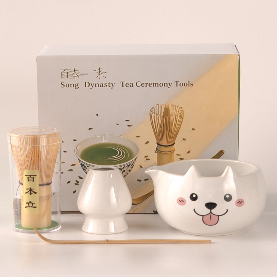 Matcha 4-piece set-pure white