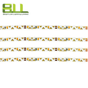 Zigzag sarı 60leds SMD2835 12V <span class=keywords><strong>led</strong></span> ışık şerit işareti dekorasyon projesi için
