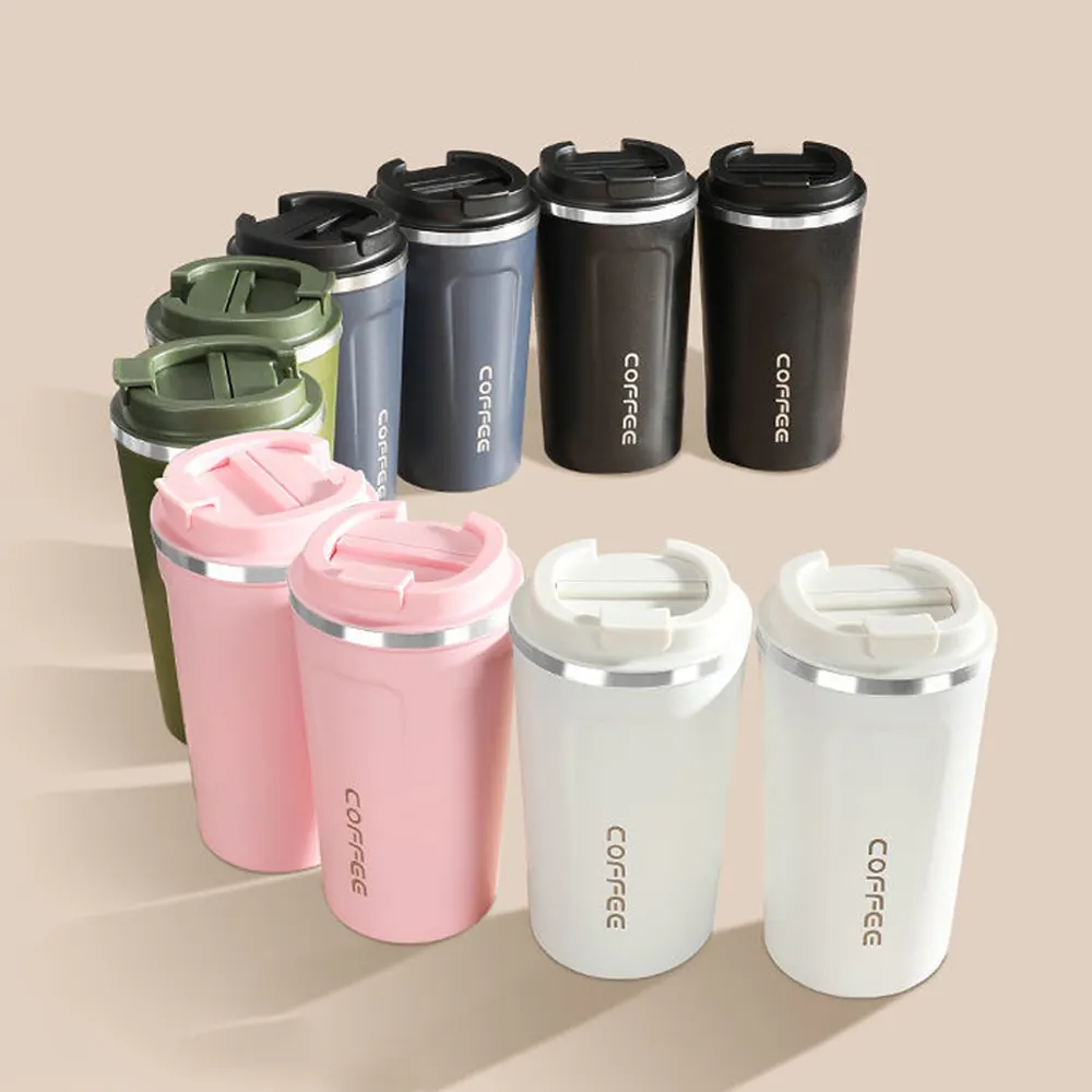 123sports Hot Sale 420Ml 14Oz Stainless Steel Vacuum Insulated Tumblers Travel Mug Double Wall Water Coffee Cup With Lids