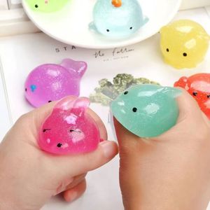 Yeni ve eğlenceli karikatür hayvan silikon Squishy TPR yumuşak kauçuk tutam ve yayın topu stres kabartma özelliği kutu paketlenmiş - Product Image 5