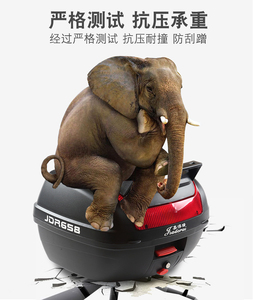 40Litres Capacity Motorcycle <strong>Trunk</strong> Tail Box with JDR ABS Tail Top Case, Made in Guangdong, China