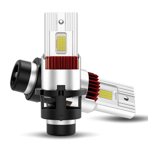 M60 farlar ampuller değiştirilebilir kiti Xeon LED iki taraflı büyük CSP çip araba için LED ampul projektör Lens işık - Product Image 2