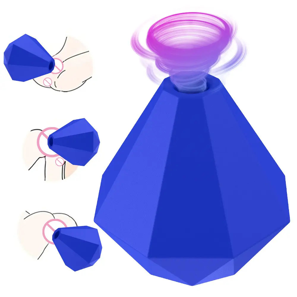 Diamant form Rot Blau Farben Oral Blow Job 7 Saug modi Weiblicher Vibrator Sexspielzeug für Frauen Spielzeug für Erwachsene xxxx Video Wasserdicht %