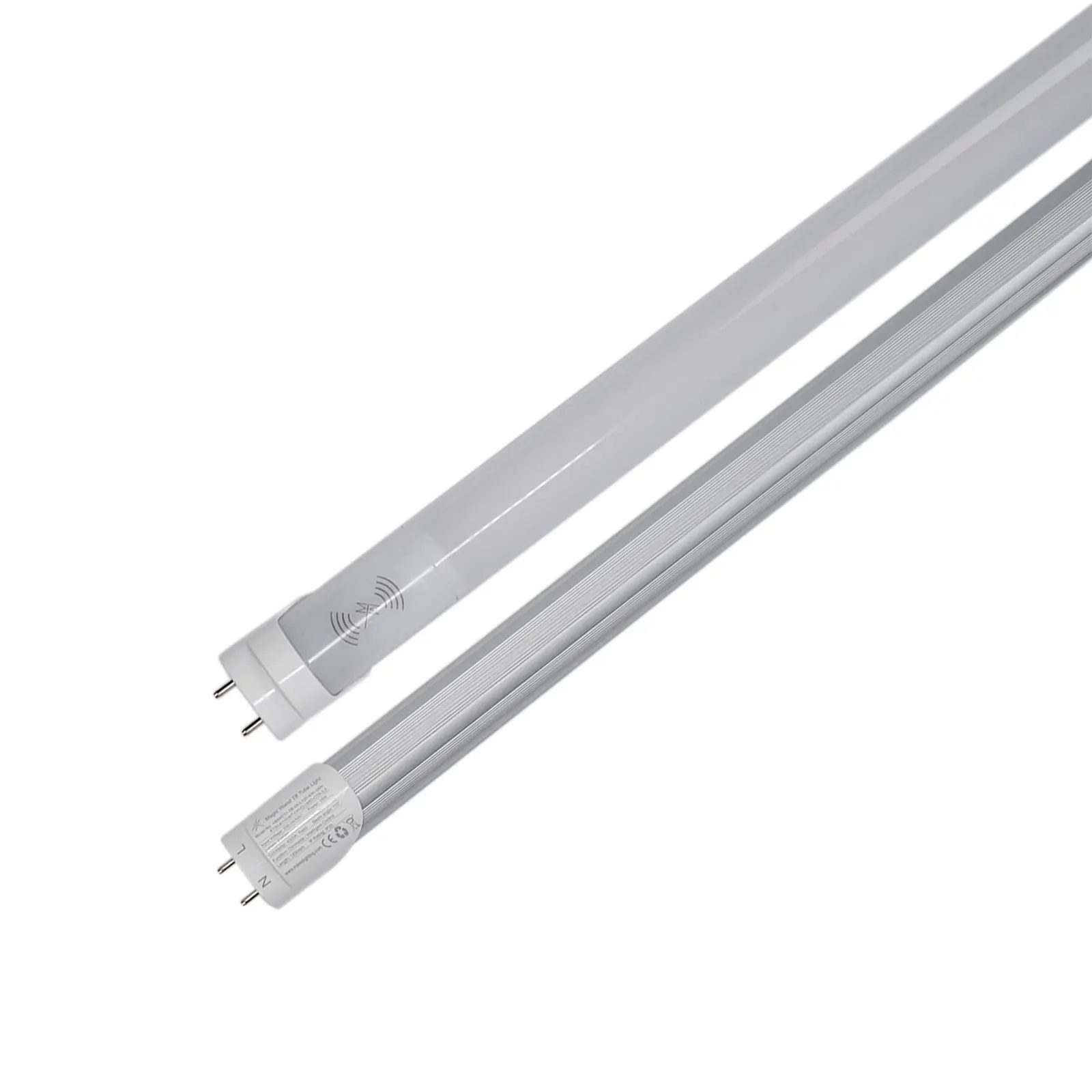 Novo design iluminação t8 levou tubo 120cm Linkable Light Fixture zigbee levou tubo t8 lâmpada de tubo com Single-end Powered