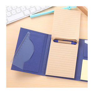 LABON牛皮纸多功能记事本和笔标商务办公组合套装 - Product Image 1