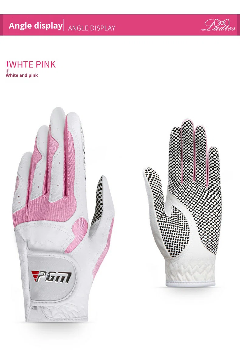 one pair pink and white