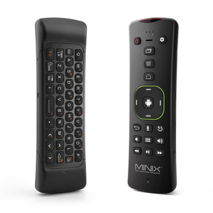 Originale mini NEO A3 Wireless Air Mouse con ingresso vocale QWERTY tastiera sei assi giroscopio remoto per mini Media Hub TV Box - Product Image 1