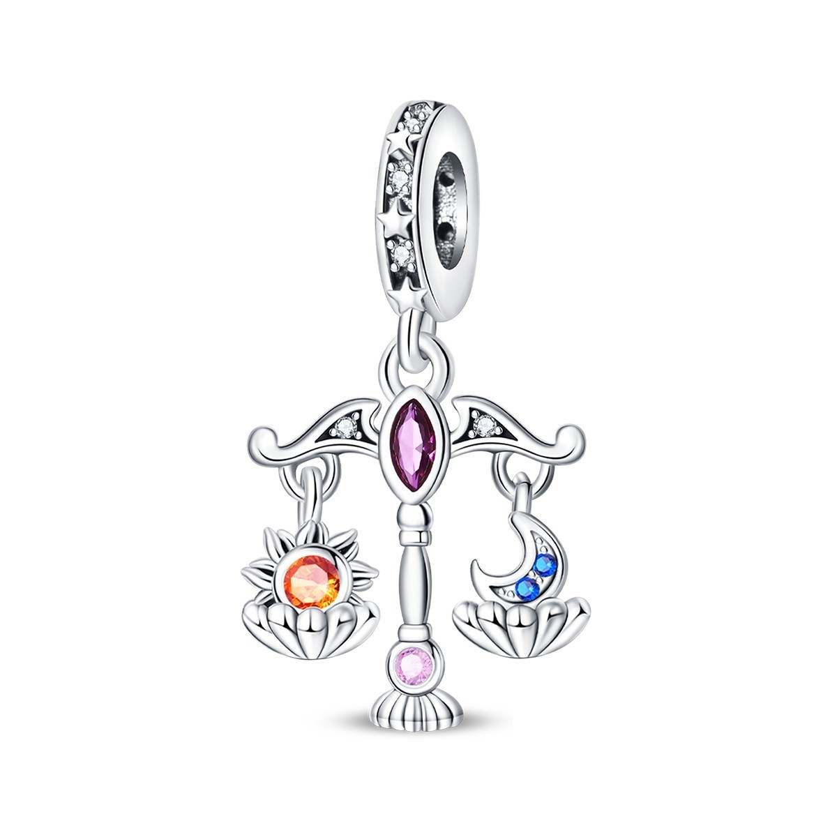 Pac1439-tarot card justice pendant