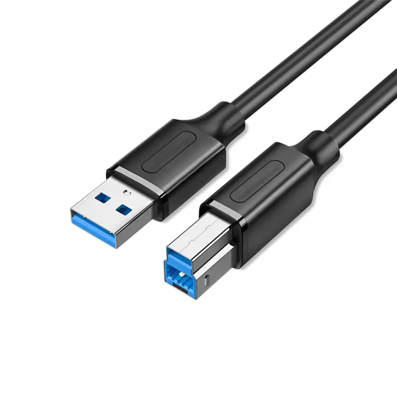 Kabel Printer USB 3.0 kabel cetak Male ke B Male tipe A untuk Aksesori Komputer Printer HP Canon Epson