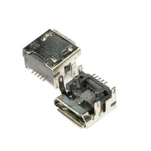 1.35毫米填充高度微型USB b型5针母连接器水平SMT安装卷曲边缘方便USB连接器 - Product Image 4