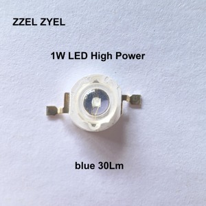 Công suất cao 1W dẫn hạt ánh sáng phát ra Diode màu xanh <span class=keywords><strong>Lumileds</strong></span> Ngọn Đuốc Đèn nhà máy 3.2-3.4V 120 góc nhìn - Product Image 2