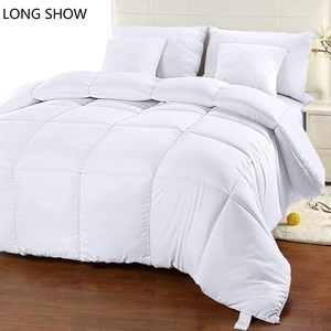 Chăn Bông Chăn Bông Chăn Bông Chăn Bông Vải Bông 100% Cotton Màu Trắng Chứng Nhận Oko-Tex Cho Phòng Ngủ Mọi Mùa, Khách Sạn - Product Image 4