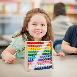 HY Toys Enseñanza de matemáticas y aritmética para niños SIDA Contando palo artefacto Adición resta calculadora estante Abacus Boa - Product Image 4