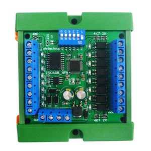 8-48CH RS485 NPN PNP Puerto de salida de entrada Interruptor de control remoto PLC IO Placa de expansión DIN35 Modbus RTU Módulo DC 12V 24V - Product Image 1