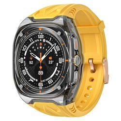 Transparent black frame + yellow