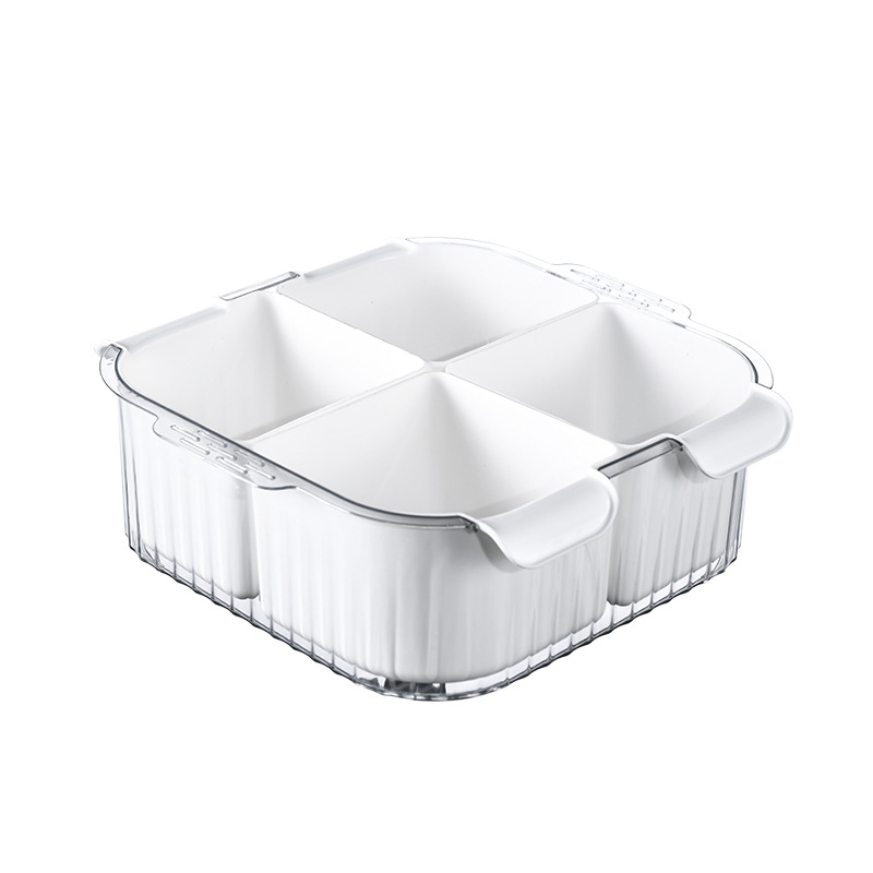Blanc transparent, 4 sections