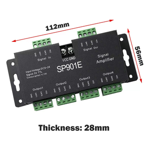 Контроллер SP901E и т. Д. SPI усилитель сигнала ретранслятор для цифровой светодиодной полосы WS2812B ws2811программируемая светодиодная матричная панель - Product Image 3