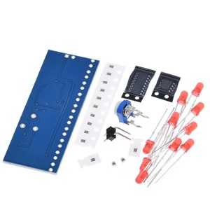 Akıllı elektronik kitleri NE555 + CD4017 hafif su akan LED ışık modülü DIY kiti elektronik ilkeleri öğrenmek, çocuk Lab - Product Image 2