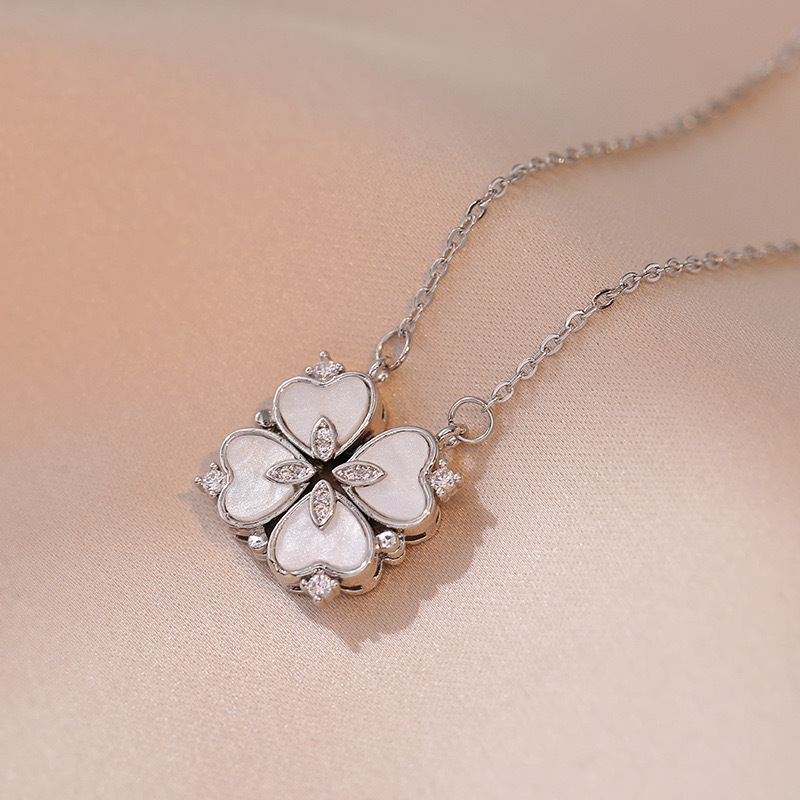 X0048 steel color, necklace.