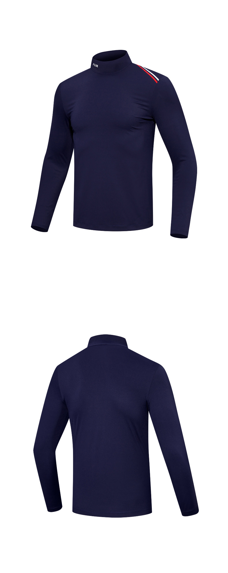 PGM YF490 men plain white golf shirts high quality long sleeve golf