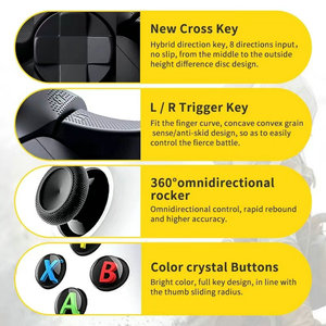 Xbox One için USB kablolu Joystick ince Host Xbox serisi S X kablolu denetleyici için çift titreşim Gamepad - Product Image 3