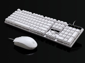 New Q17 Home Office <strong>White</strong> USB Cable Universal <strong>Keyboard</strong> <strong>and</strong> <strong>Mouse</strong> Kit <strong>Mouse</strong> Kit Manufacturers for PC <strong>Computer</strong> - Product Image 2