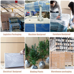 庞大高品质LLDPE托盘彩色红色包装缠绕膜 - Product Image 5