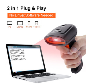 モバイルペイメントQRバーコードリーダー有線USBポータブルハンドヘルド1D2D QRコードバーコードスキャナー (Androidタブレット用) - Product Image 2