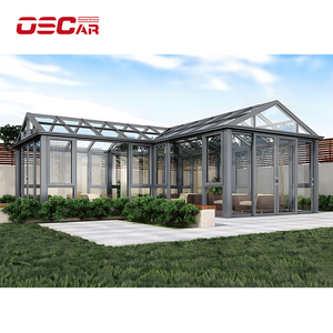 Tự làm hợp kim nhôm sunroom Bộ dụng cụ cho Patio và vườn với mái có thể điều chỉnh và lưới muỗi cho cuộc sống ngoài trời và giải trí - Product Image 1