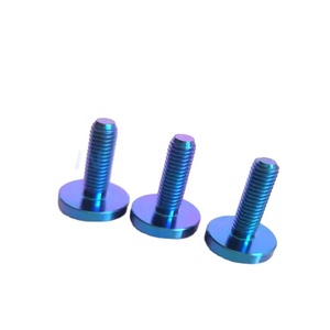 Titanyum alaşımlı cıvata Gr5 okside renk disk kafa iç Torx M4 M5 M6 * 20 motosiklet modifiye araba kabuk - Product Image 6