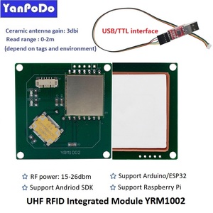 Modulo RFID integrato UHF gamma 1-2M Arduino Raspberry Pi sistema integrato modulo RFID USB lettore UHF scrittore gratuito Android SDK