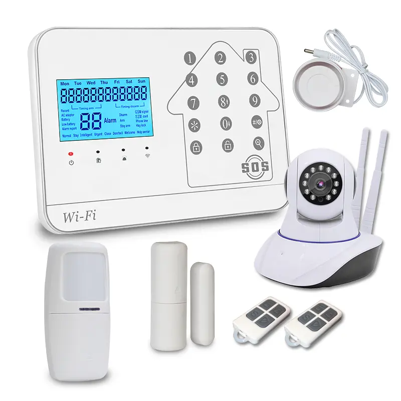 Wale-alarma inteligente para casa y apartamento, sistema de seguridad antirrobo, Wifi, GSM, PSTN, DIY