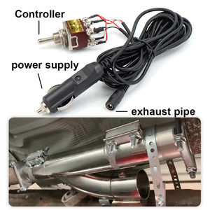 Evrensel 3.0 inç paslanmaz çelik başlıkları elektrikli egzoz kesme anahtarı kontrolü CV30S yeni durum ile vana kiti - Product Image 5