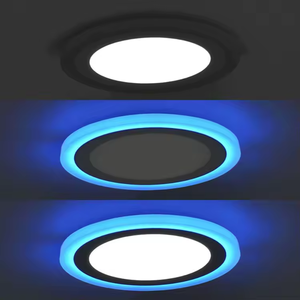 แผงไฟ LED แบบสองสี RGB แผงไฟเพดานแบบปรับแต่งได้กำลังไฟ3 6 12 18 W - Product Image 3