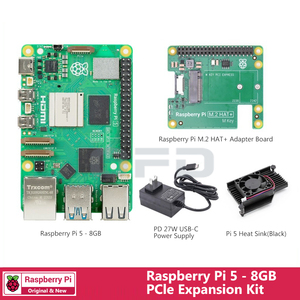 <strong>Raspberry</strong> <strong>Pi</strong> 5 2GB/4GB/8GB RAM PCIe Expansion Kit Official Starter Basic <strong>Camera</strong> Display PCIe Expansion <strong>Raspberry</strong> <strong>Pi</strong> 5 Kit - Product Image 4