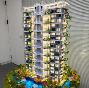 建筑模型制造商定制计划与3d建筑模型树脂迷你建筑模型3d渲染服务 - Product Image 5